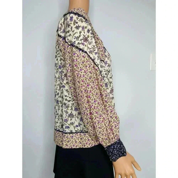 Ulla Johnson Colette Blouse size 2 boho floral - Picture 14 of 15